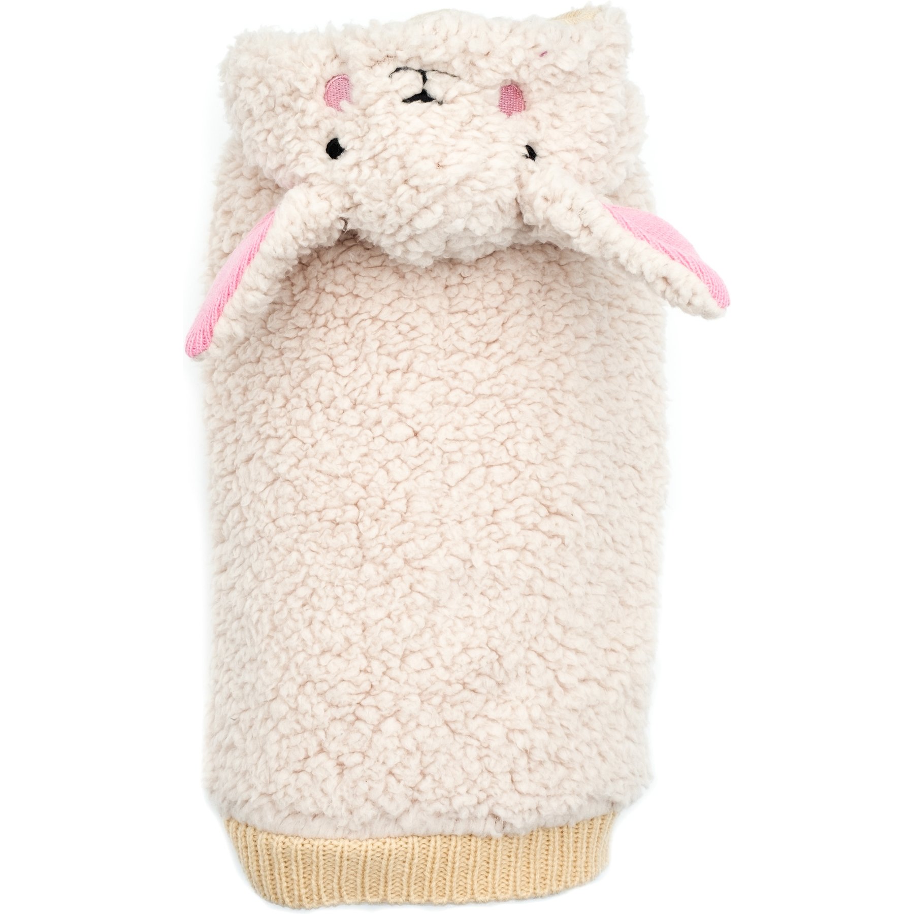 The Worthy Dog Sheep Dog Hoodie, Off White, X-Small
