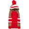 Show in main carousel: The Worthy Dog Sock the Monkey Dog Hoodie, Red, Medium slide 3 of 3
