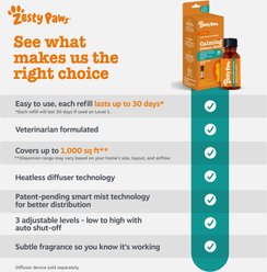 Zesty Paws Calming Diffuser Refill for Cats, 1-fl oz bottle, 1 count slide 2 of 9
