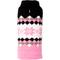 Show in main carousel: The Worthy Dog Colorblock Snowflake Dog Sweater, Pink/Black, Medium slide 1 of 3