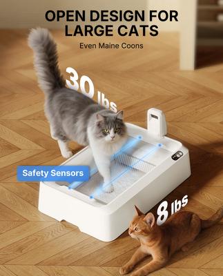 Show full view: PETKIT Purobot Crystal Duo Automatic Cat Litter Box with Camera slide 5 of 6