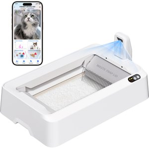 Purobot Crystal Duo Automatic Cat Litter Box with Camera