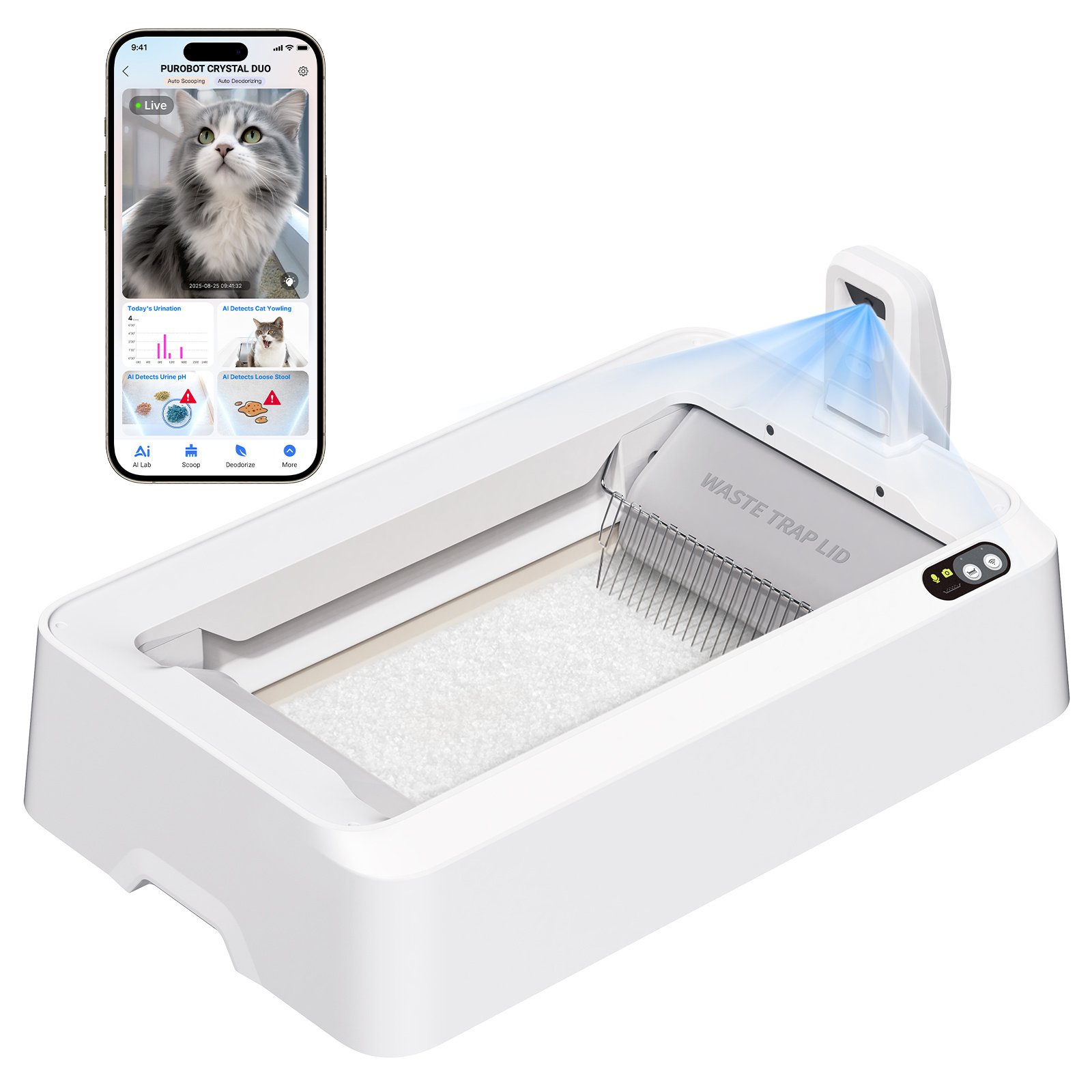 Product Reviews for PETKIT Purobot Crystal Duo Automatic Cat
