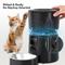 Show in main carousel: PATPET 2.4G WiFi Food Dispenser with Dual Power Supply Timed Automatic Dog & Cat Feeder, 3-L, Black slide 9 of 12