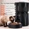 Show in main carousel: PATPET 2.4G WiFi Food Dispenser with Dual Power Supply Timed Automatic Dog & Cat Feeder, 3-L, Black slide 3 of 12