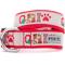 Show in main carousel: The License House Ohio State Buckeyes Paw Print OH-IO Nylon Dog Collar, Red, Small: 8 to 14-in neck, 5/8-in wide slide 1 of 3