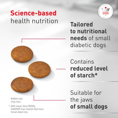 Show full view: Royal Canin Veterinary Diet Glycobalance Small Dog Adult Dry Dog Food, 8.8-lb bag slide 3 of 10