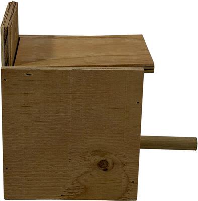 Show full view: YML IWNB4 Inside Wooden Bird Nest Box, Small slide 4 of 5