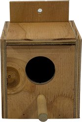 YML IWNB4 Inside Wooden Bird Nest Box, Small