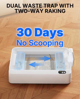 Show full view: PETKIT Purobot Crystal Duo Automatic Cat Litter Box with Camera slide 3 of 6