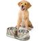 Show in main carousel: THE LICKER STORE Marbre Modern Weighted Double Marble & Stainless Steel Dog & Cat Bowl, Medium: 1.5-cup, Beige/Gray slide 7 of 8