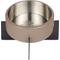 Show in main carousel: THE LICKER STORE Intersecta Concrete & Stainless Steel Dog & Cat Bowl with Metal Stand, Medium: 2-cup, Brown/Black slide 1 of 9