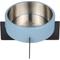 Show in main carousel: THE LICKER STORE Intersecta Concrete & Stainless Steel Dog & Cat Bowl with Metal Stand, Medium: 2-cup, Blue/Black slide 1 of 9