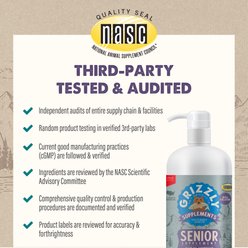 Grizzly Life Stage Liquid Health Supplement for Senior Dogs, 32-fl oz bottle slide 2 of 9