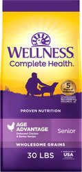 Wellness Complete Health Senior Deboned Chicken & Barley Recipe Dry Dog Food, 30-lb bag
