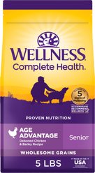 Wellness Complete Health Senior Deboned Chicken & Barley Recipe Dry Dog Food, 5-lb bag