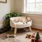 Show in main carousel: Wisfor Waterproof Nordic Stool Elevated Cat Bed with Removable Cover, White, Medium slide 8 of 9