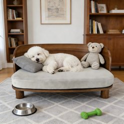 Wisfor Elevated Cat Bed, Vintage Wood, Small