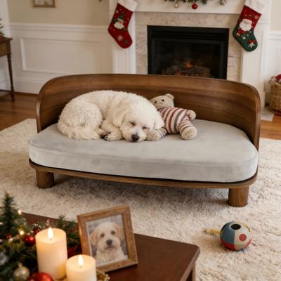 Show full view: Wisfor Elevated Cat Bed, Vintage Wood, Small slide 8 of 10