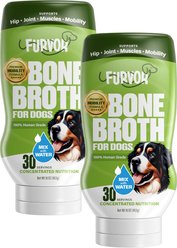 Furvor Advanced Mobility Beef Concentrated Digestive Health High-Protein Liquid Dog Food Topper, 16-oz bottle, 2 count