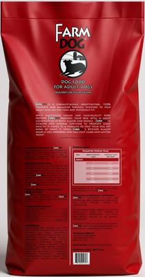 Show full view: Farm Dog Nutritious Pork Flavored Adult Dry Dog Food, 40-lb bag slide 6 of 8