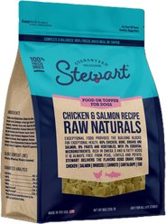 Stewart Raw Naturals Chicken & Salmon Flavor Limited-Ingredient Freeze-Dried Dog Food, 8-oz pouch slide 2 of 8