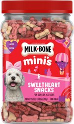 Milk-Bone Sweetheart Snacks Mini’s Dog Treats, 25-oz canister slide 1 of 9