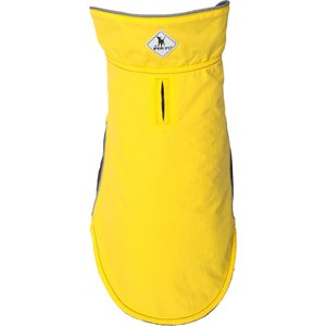 The Worthy Dog Apex Jacket Dog Coat, Yellow, 8-in