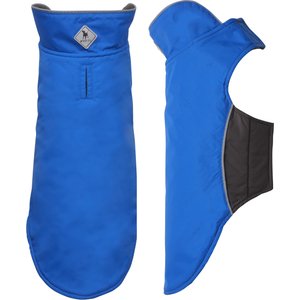 The Worthy Dog Apex Jacket Dog Coat, Blue, 12-in
