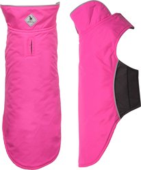 The Worthy Dog Apex Jacket Dog Coat, Fuchsia, 24-in