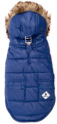 The Worthy Dog Park City Dog Jacket, Royal, Medium