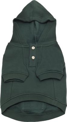 Show full view: Kanine Fleece Dog Hoodie, Mountain View Green, X-Large slide 2 of 2