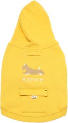 Kanine Fleece Dog Hoodie, Solar Power Yellow, XX-Small
