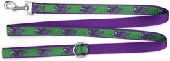 The Worthy Dog Triceratops Dog Lead, Green, Small: 5-ft long, 5/8-in wide slide 2 of 4