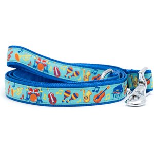The Worthy Dog Music Dog Lead, Blue, Large: 5-ft long, 1-in wide