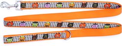 The Worthy Dog Monster Mash Dog Lead, Black/White Multi, Large: 5-ft long, 1-in wide slide 2 of 4
