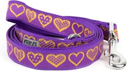 The Worthy Dog Love Dog Lead, Purple, Large: 5-ft long, 1-in wide