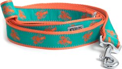 The Worthy Dog Lobsters Dog Lead, Teal, Small: 5-ft long, 5/8-in wide