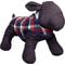 Show in main carousel: The Worthy Dog Alpine Jacket Dog Coat, Navy/Red/Olive Plaid, 28-in slide 3 of 5