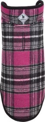 The Worthy Dog Alpine Jacket Dog Coat, Pink/Black, 22-in