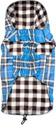 The Worthy Dog London Dog Raincoat, Blue, Medium slide 2 of 3