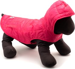 The Worthy Dog Packable Puffer Jacket Dog Coat, Pink, Medium slide 2 of 5