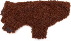 The Worthy Dog Boucle Dog Coat, Brown, X-Large slide 2 of 3