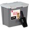 Show in main carousel: IRIS Airtight Dog & Cat Food Container with Scoop, 30-lb, Gray slide 1 of 10