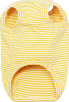 Show full view: Kanine Stripe Dog T-Shirt, Solar Power Yellow, Small slide 2 of 2