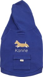 Kanine Fleece Dog Hoodie, Sodalite Blue, Large