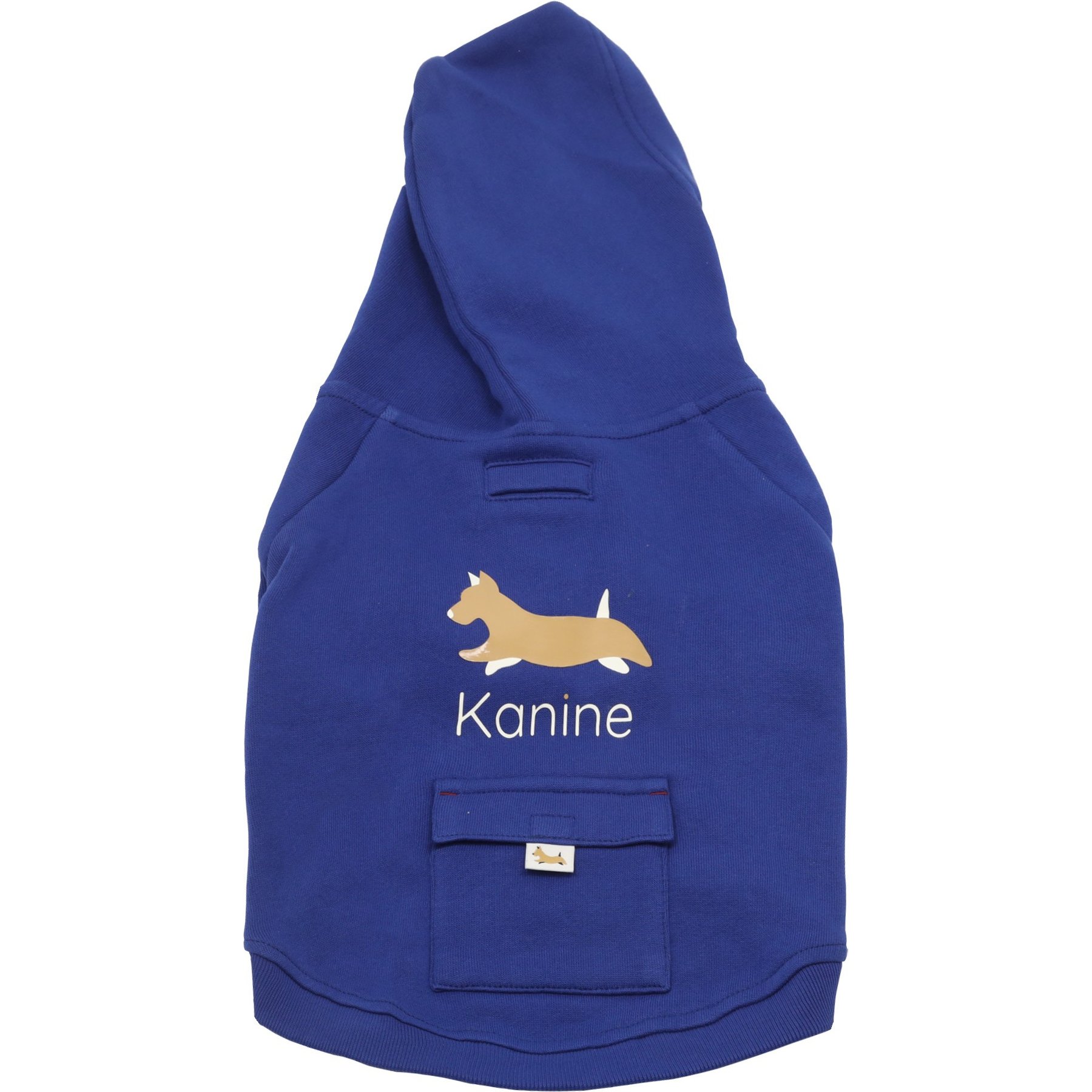 Kanine Fleece Dog Hoodie, Sodalite Blue, Large