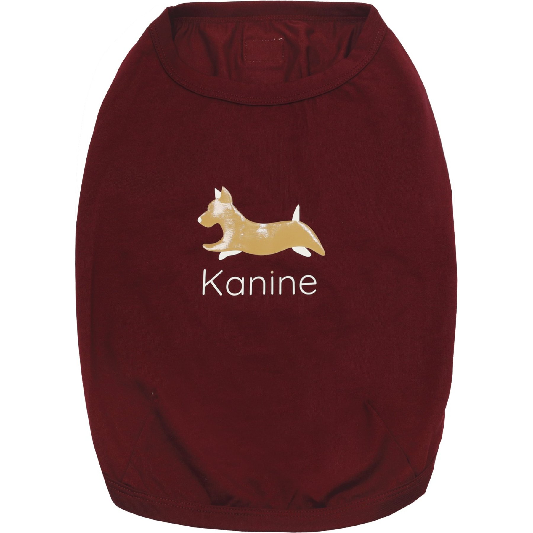 Kanine Dog T-Shirt, Zinfandel Burgundy, Medium