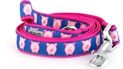 The Worthy Dog Wilbur Pig Dog Lead, Navy, Large: 5-ft long, 1-in wide