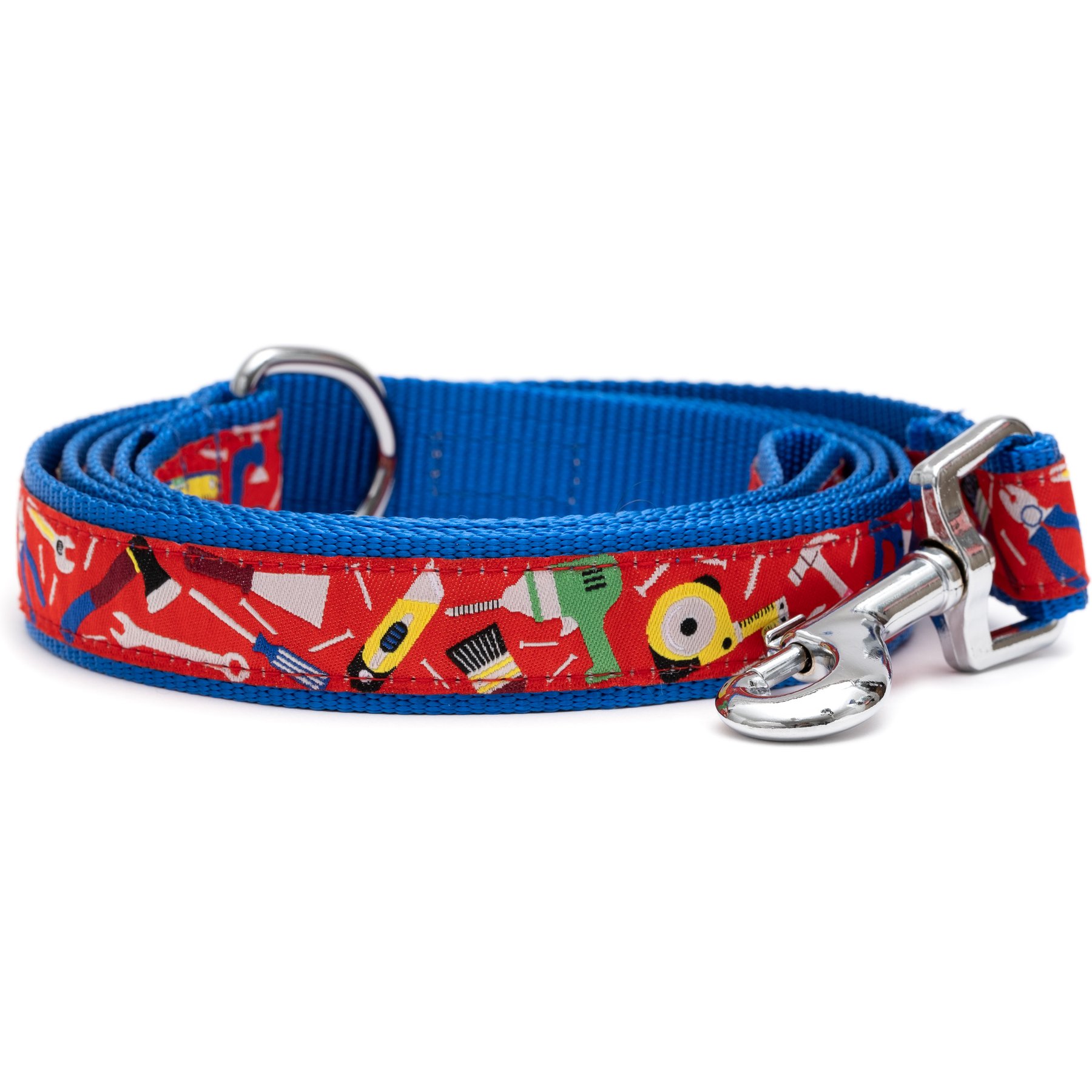 The Worthy Dog Tools Dog Lead, Red, Small: 5-ft long, 5/8-in wide